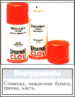 Удаляем прожженные места из мебели
